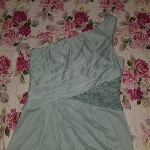 Bridesmaid's dress from David's Bridal.